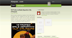 Desktop Screenshot of alaquas.com